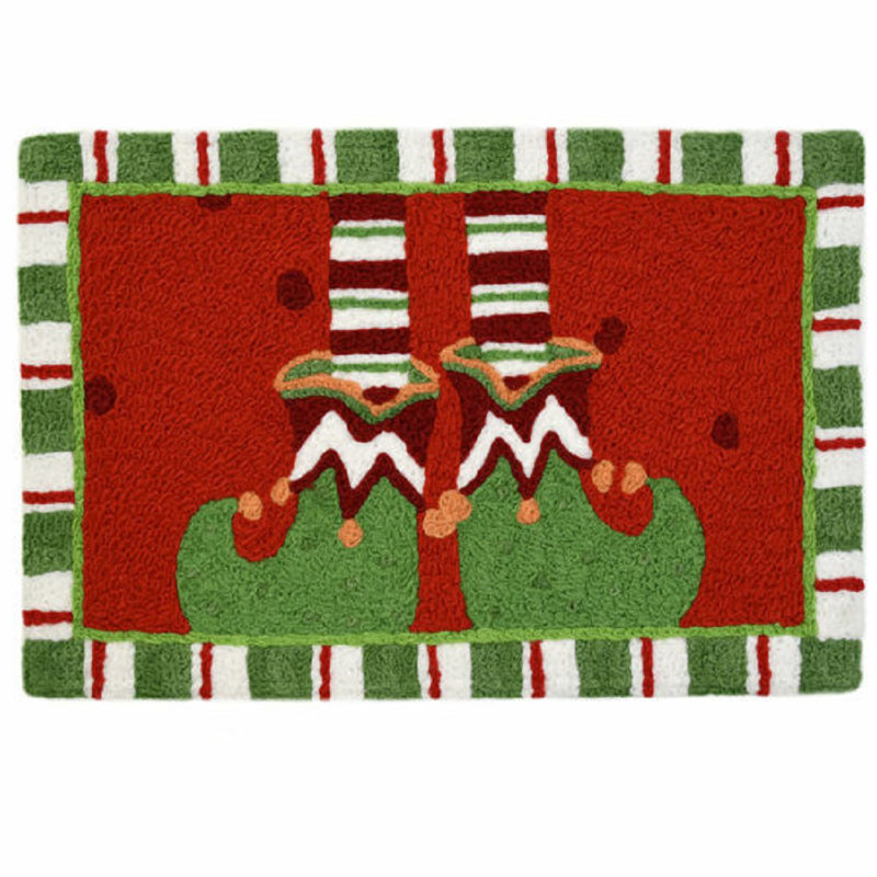 Tapis Holiday The Aisle® Elf du Père Noël 20 po x 30 po