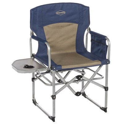 Chaise de réalisateur Kamp-Rite Compact-Fold avec table d'appoint et porte-gobelet