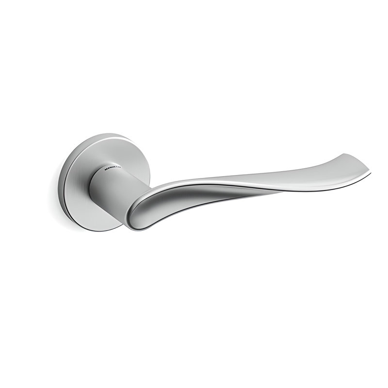 Single Dummy Right Hand Door Handle, Satin Chrome