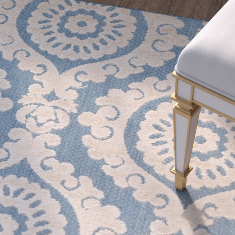 Danyea Performance Geometric Rug, Rectangle 3'3" x 5'3"