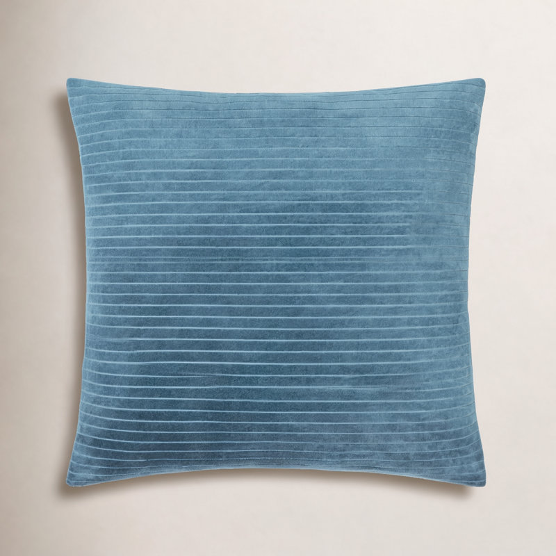 Table basse Westridge Alcona Bayer, 18 po x 18 po, Bleu sarcelle, Housse de coussin seulement - sans coussin