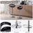 Modern Adjustable Swivel Bar Stool With Base And Hollow Back-976753224