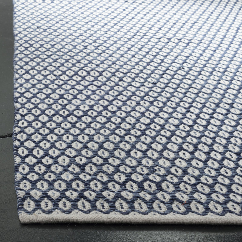 Tapis géométrique en coton tissé à la main Modena, Rectangle 3 pi x 5 pi