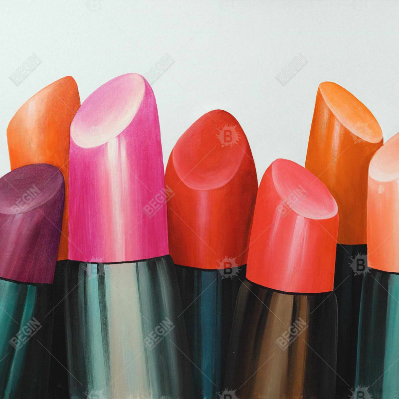 «Rouge à lèvres accro à la femme»