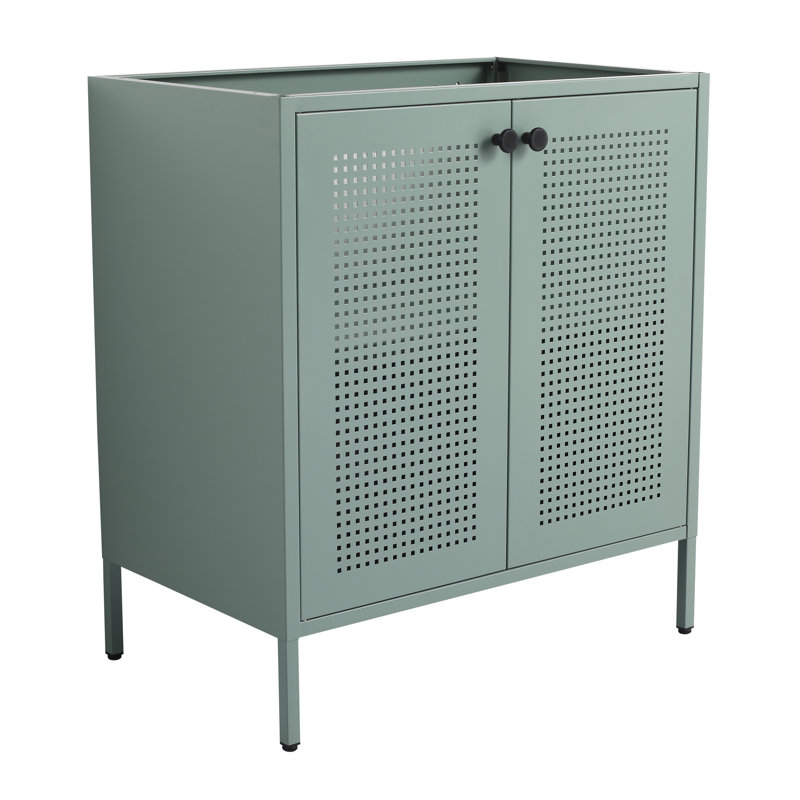 Meuble-lavabo autoportant (à l'exception du lavabo supérieur), Vert menthe, Vert menthe