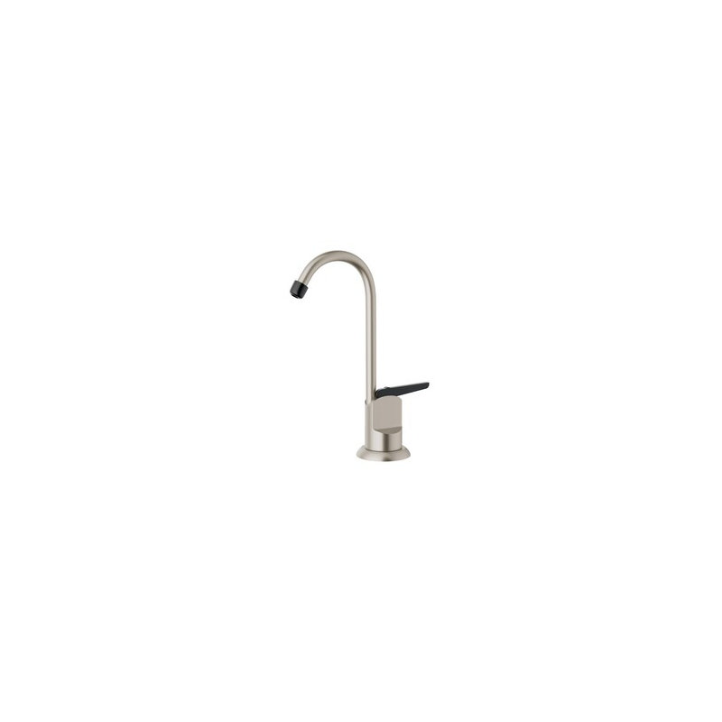 Decorative Single Handle Lever Water Filter Faucet in Brushed Nickel, Brushed Nickel