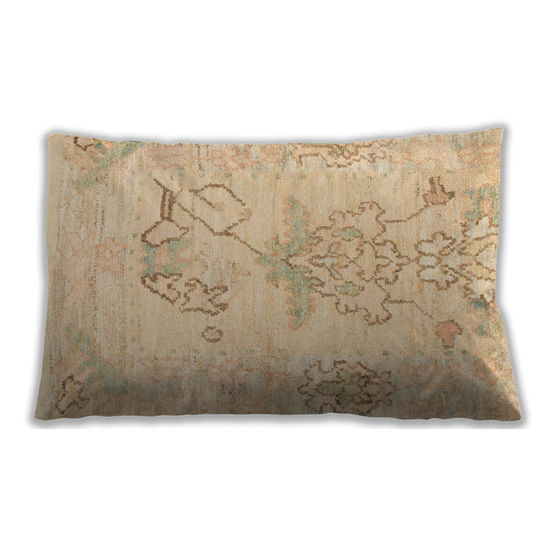 Coussin abstrait lombaire 1074 Abstract, Microsuède