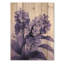 Lilas ombres en monochrome minimalisme III - lilas, impression sur bois - sur bois de pin naturel-1068829219