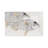 71X47 Hand Painted Keep Swimming, White/Black