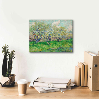 «Orchard In Blossom» par Vincent Van Gogh, estampe numérique sur toile