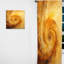 Harmonic Helix - Rideau à spirales abstraites - Rideau abstrait obscurcissant - 1 panneau-107609771