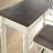 Heppman 3 - Person Solid Wood Solid Wood Top Four Leg Dining Set