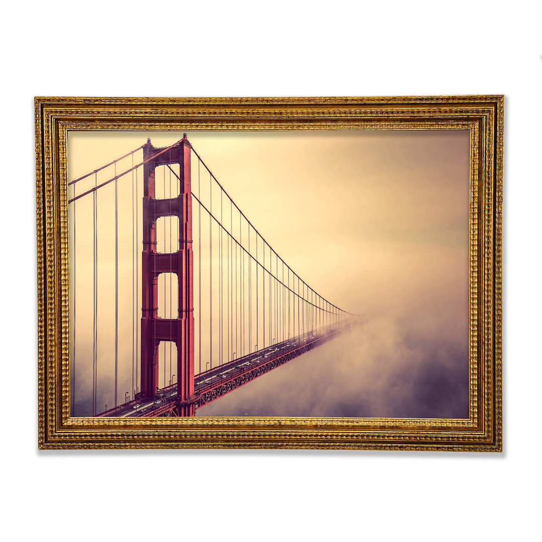 Golden Gate Bridge Mist - Einzelner Bilderrahmen Kunstdrucke