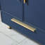 Ensemble de meuble-lavabo sur pied moderne bleu 30 po Lizzmore