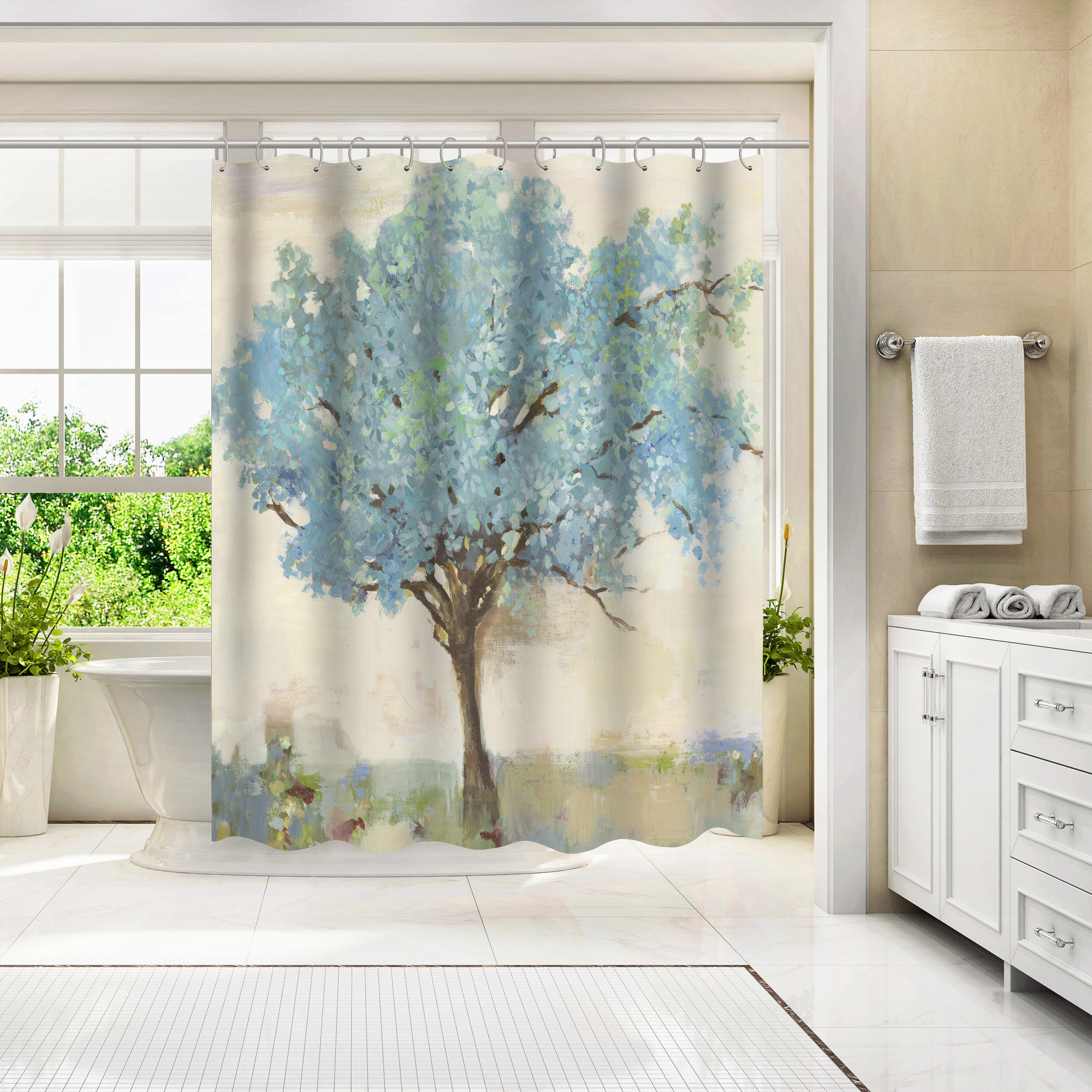 Hayler Shower Curtain Lark Manor