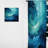 Aqua Blue And White Serenity Swirl II - Spirals Curtain - Velvet Room Darkening - 1 Panel-107580245