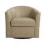 Fauteuil d'appoint pivotant rembourré en similicuir-1758708719