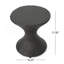 Table d'appoint d'extérieur en osier brun de 16 pouces Hourgla