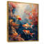 Orange, poisson koi, corail, magie marine - art mural Coralwall-106110687-134423533