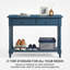 Console 35,5 po avec 2 tiroirs et tablette de rangement ouverte Latitude Run