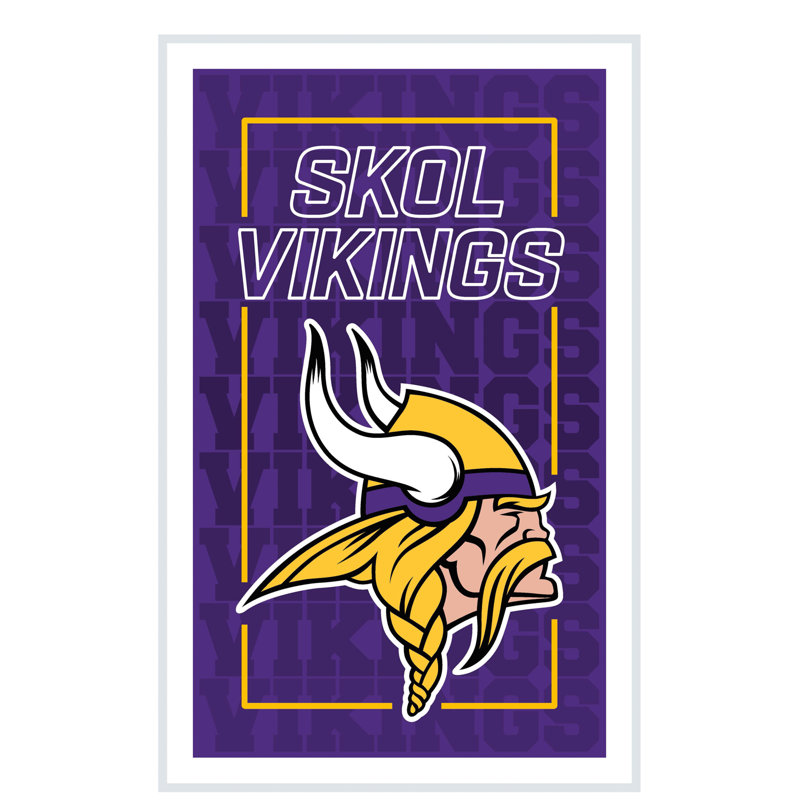 Enseigne murale NFL NeoLite, Vikings du Minnesota