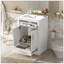 Single Sink Bathroom Vanity Integrated Ceramic Sink 2 Doors Tip-Out-121101034