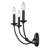 Steel Candle Wall Light