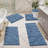 5 Piece Soft Absorbent Microfiber Bath Rug Set with Non-Slip Backing-1921733910