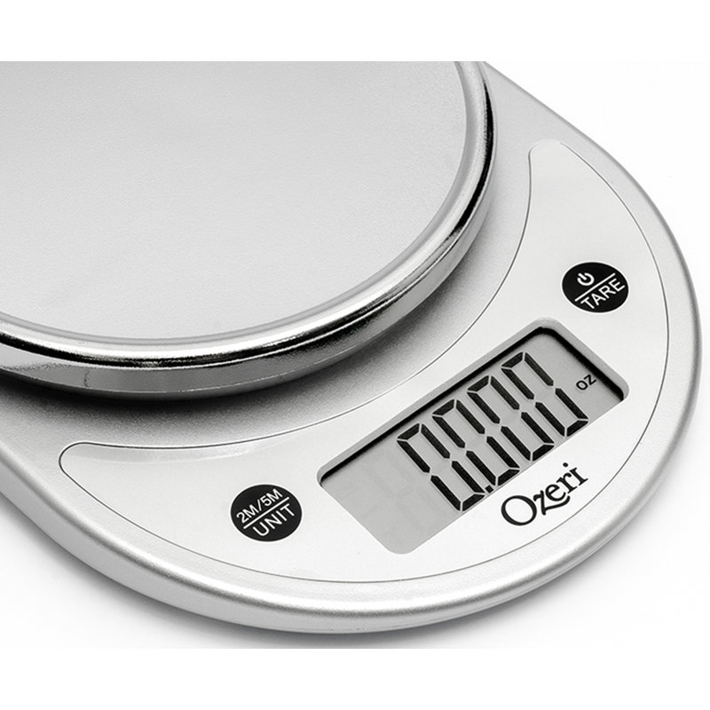 Ozeri® Pronto® Digital Multifunction Kitchen and Food Scale with Variable Graduation Technology®, Chrome