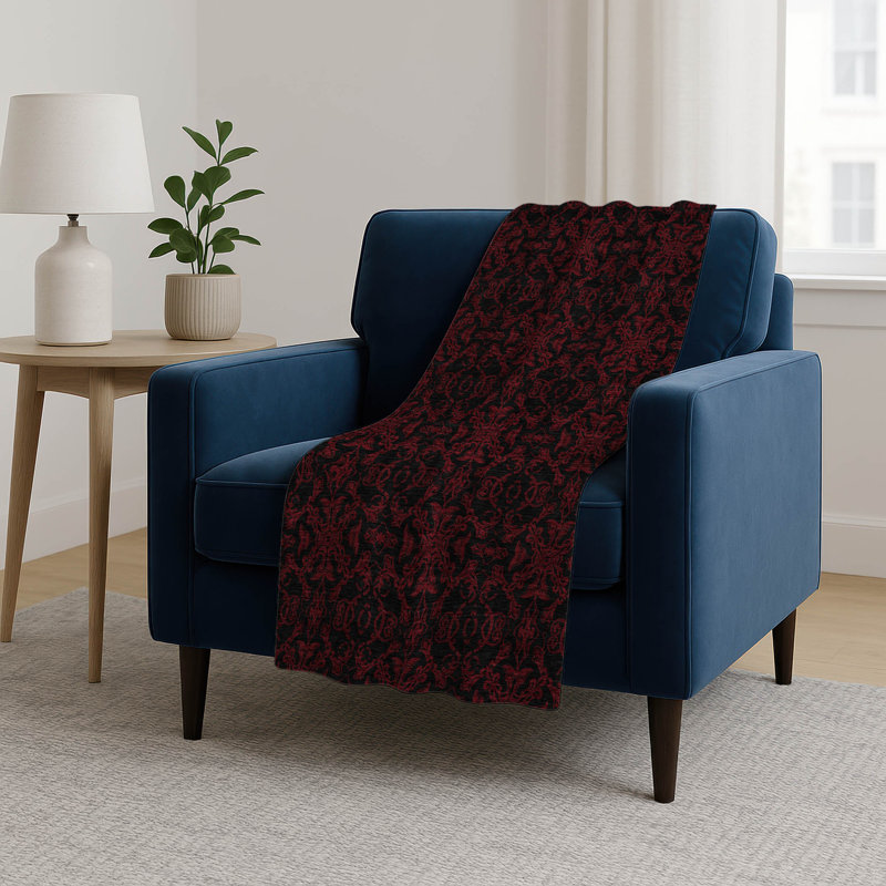 Jeté Sherpa ASB785 Addison, Rouge