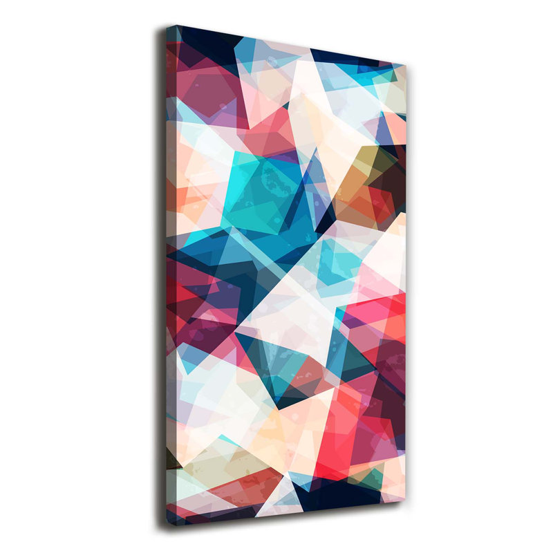 Mosaic Abstraction - Wrapped Canvas Print