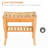 Long Spa Stool With Storage - Creates A Pampering Shower Experience Bench Built-In Elevates