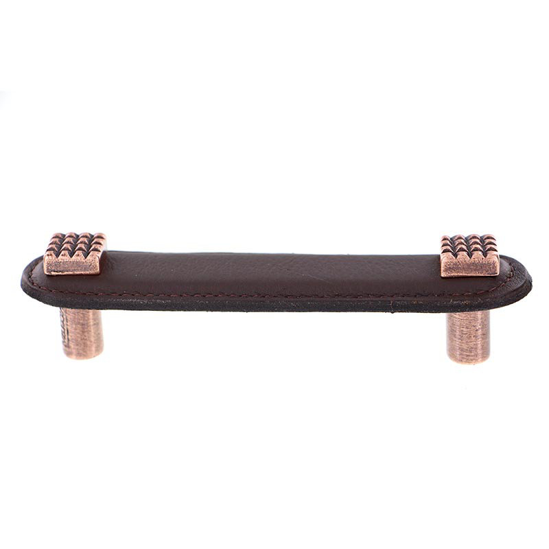 Tiziano 3" Center to Center Bar Pull, 4", Antique Copper