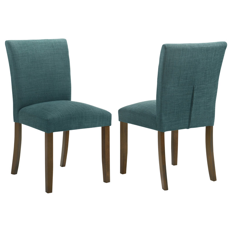 Cathcart Upholstered Dining Side Chair Teal Blue, Teal