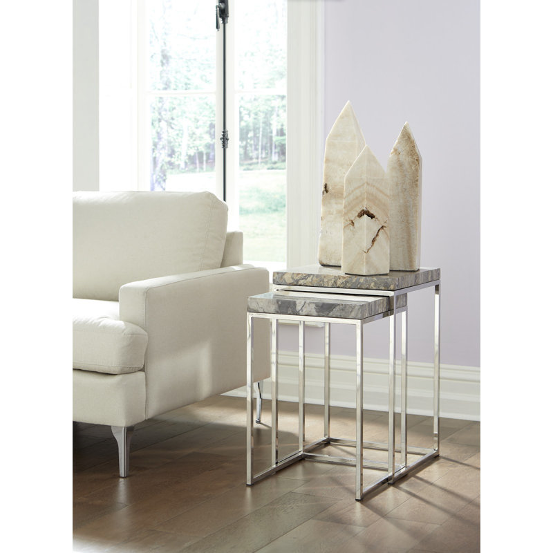 Sculpture, Beige, 16" H x 4" W x 4" D