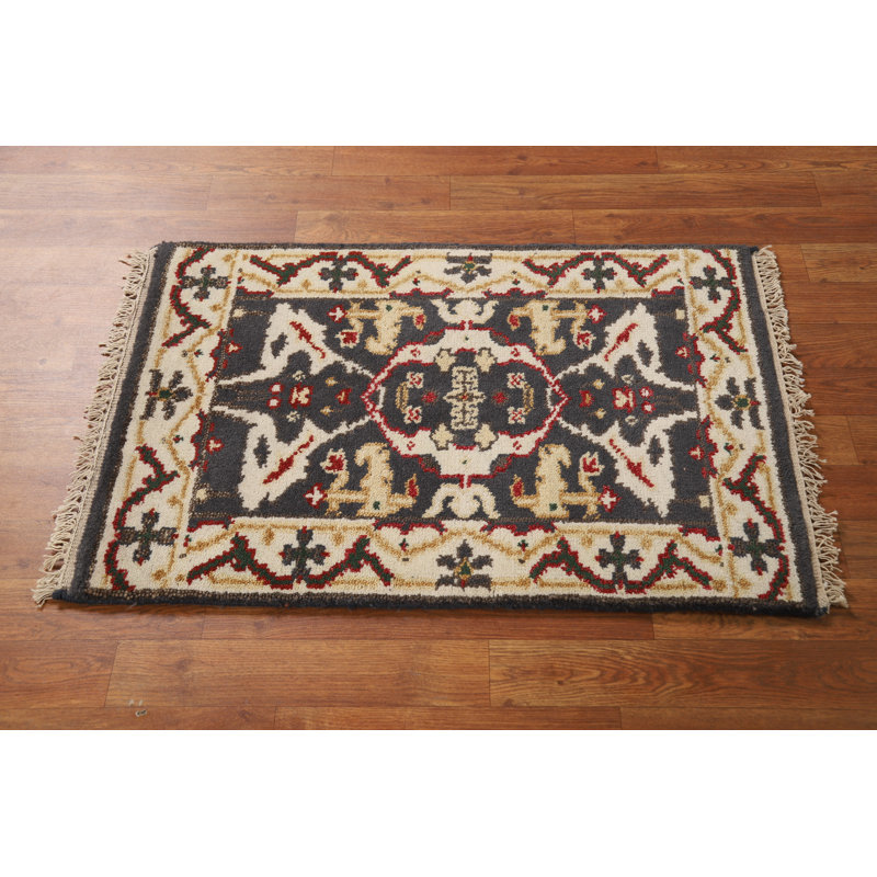 Tapis de vestibule oriental fait à la main Oushak 2x3