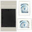 Cadre photo Aseda Matel avec passe-partout, cadre photo mural en aluminium, formats horizontal et vertical-1456339294-1456339292