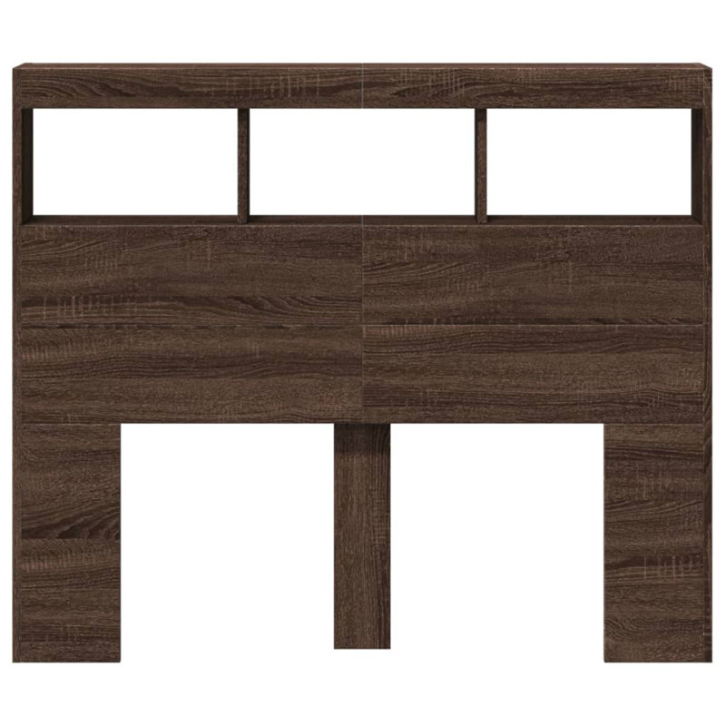 Cedria Headboard, Brown Oak, Small Double - 120 x 190 cm