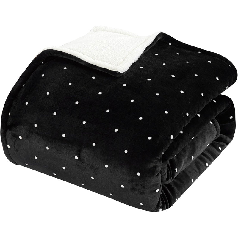 Bromborough Polyester Dots Comforter, Queen Comforter + 2 Standard Shams