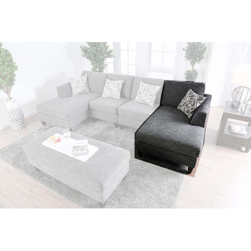 Auner Upholstered Sectional, Right Hand Facing
