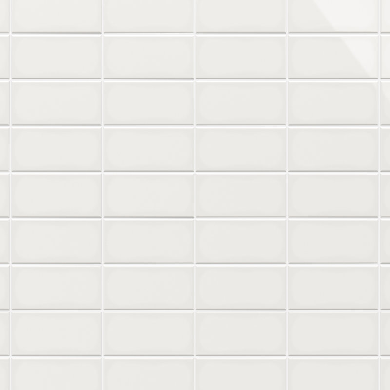 Remington 2.95 In. X 5.9 In. Polished Porcelain Brick Look Wall Tile (5.32 Sq. Ft. / Case), Mist