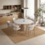 Ensemble de table ronde, de table basse et de chaise