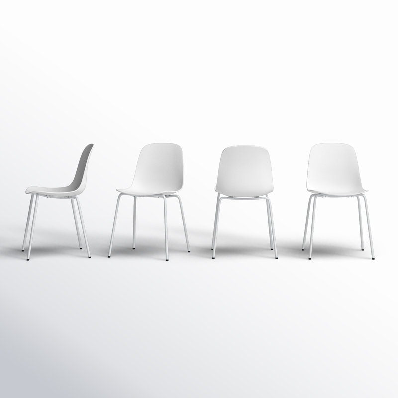 Chaise d'appoint Almeda Cheatham, Blanc