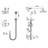 Complete Shower System with Rough in-Valve-71050720
