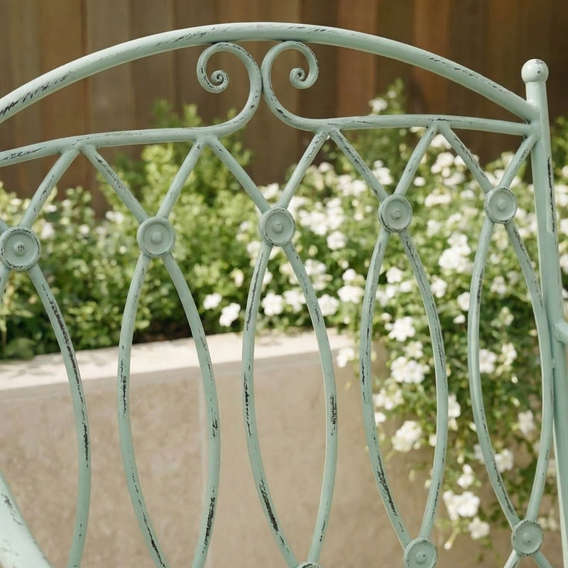 Iron Outdoor Bench