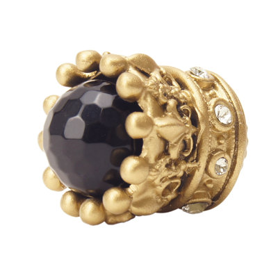 Carpe Diem 6505-11CABOX couronnant grand pénélope grand pénélope avec cristaux Swarovski et pierres semi-précieuses 