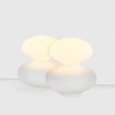 Lampe de table ovale à réflexion