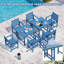 Ensemble repas de patio 7 pièces Bensley-365136396