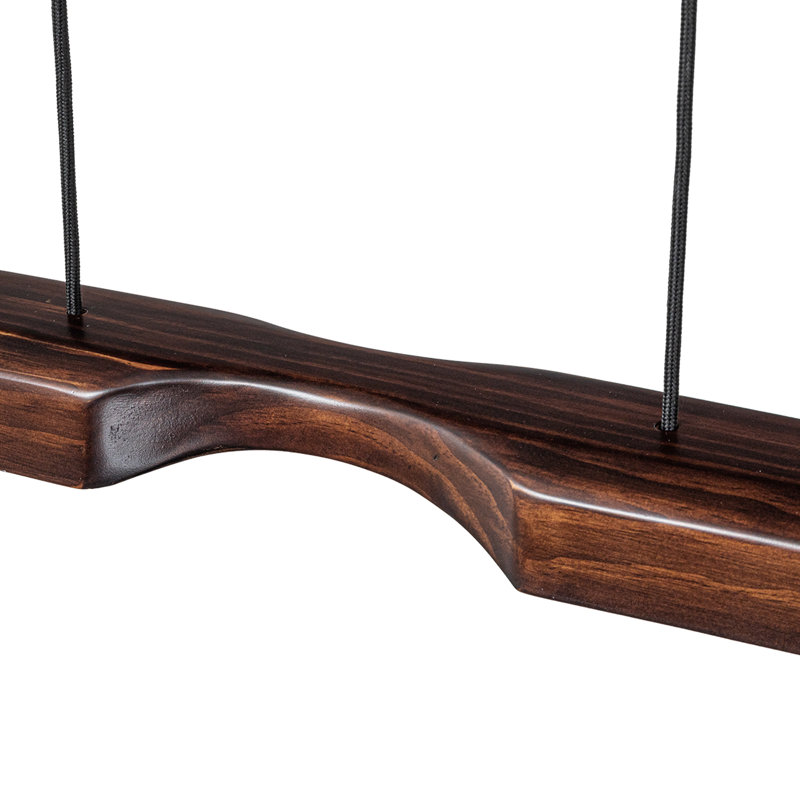 Dakota 42-In Linear Pendant, Dark Brown