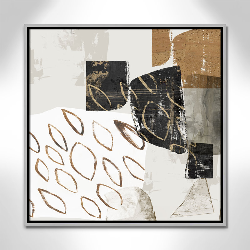 Shape of Formation III - reproduction carrée par Casa Fine Arts, Argent, H 25,5 po x l 25,5 po